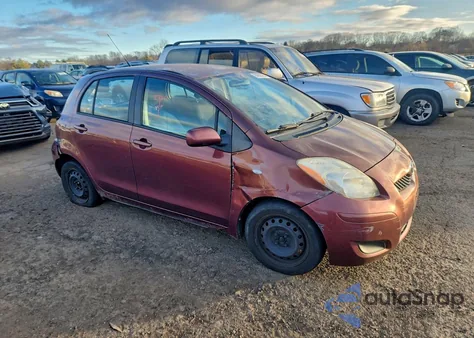 2010 Toyota Yaris из США, поврежденный, VIN JTDKT4K38A5285775